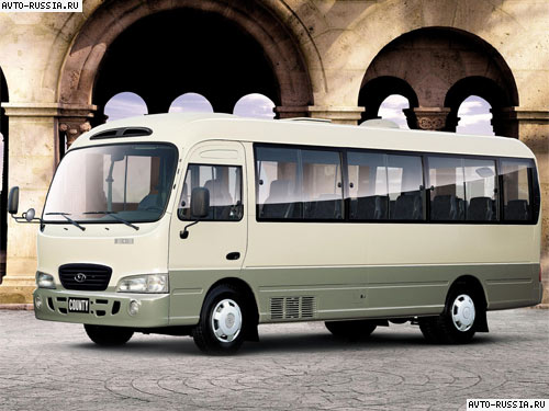 технические характеристики автобуса hyundai county,