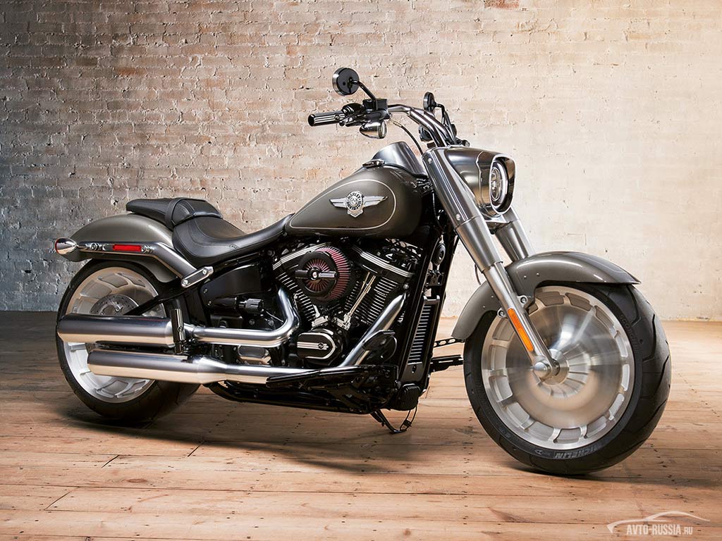 Обои Harley-Davidson Fat Boy 1024x768