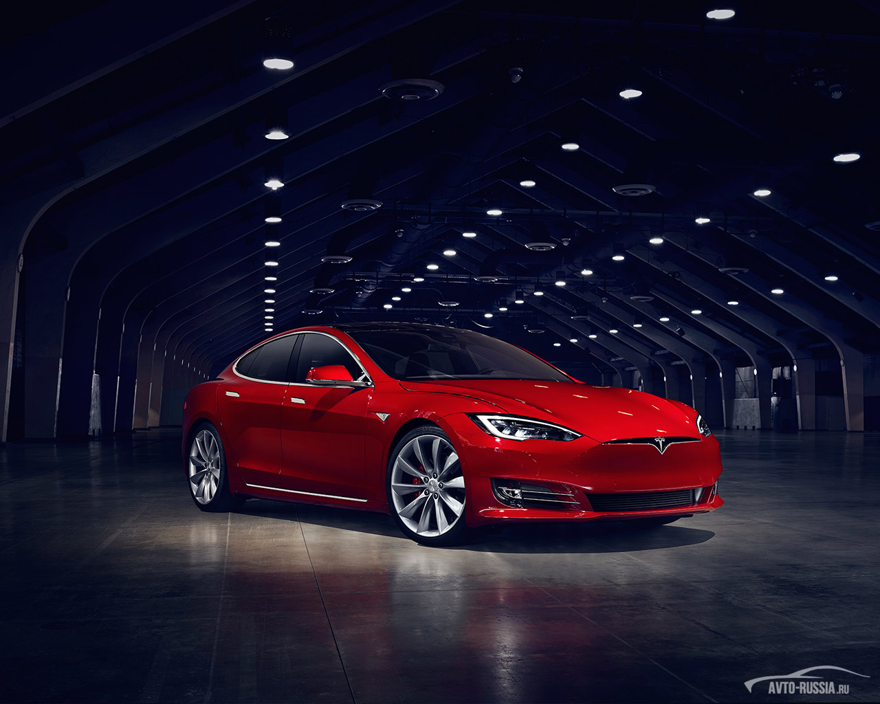 Обои Tesla Model S 1280x1024