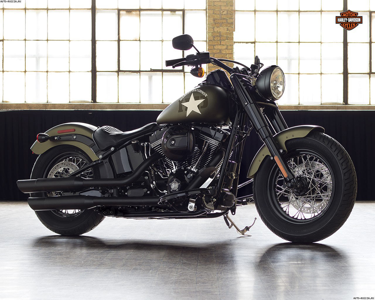 Обои Harley-Davidson Softail Slim S 1280x1024